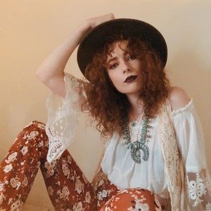 Spell💫 Prarie Girl Off The Shoulder Crop White